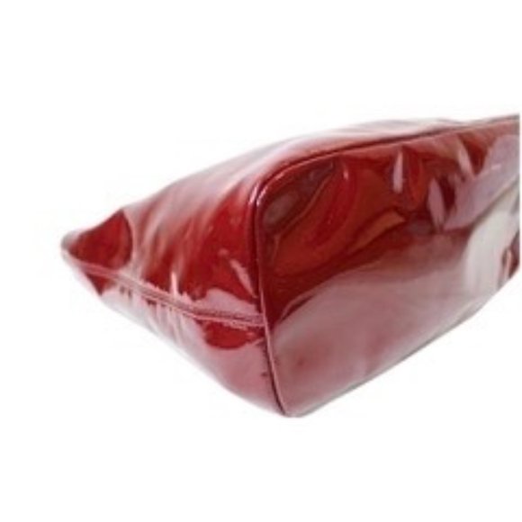COACH  Shoulder Tote  Bag  Chelsea Patent Leather Red  Authentic - Picture 13 of 14